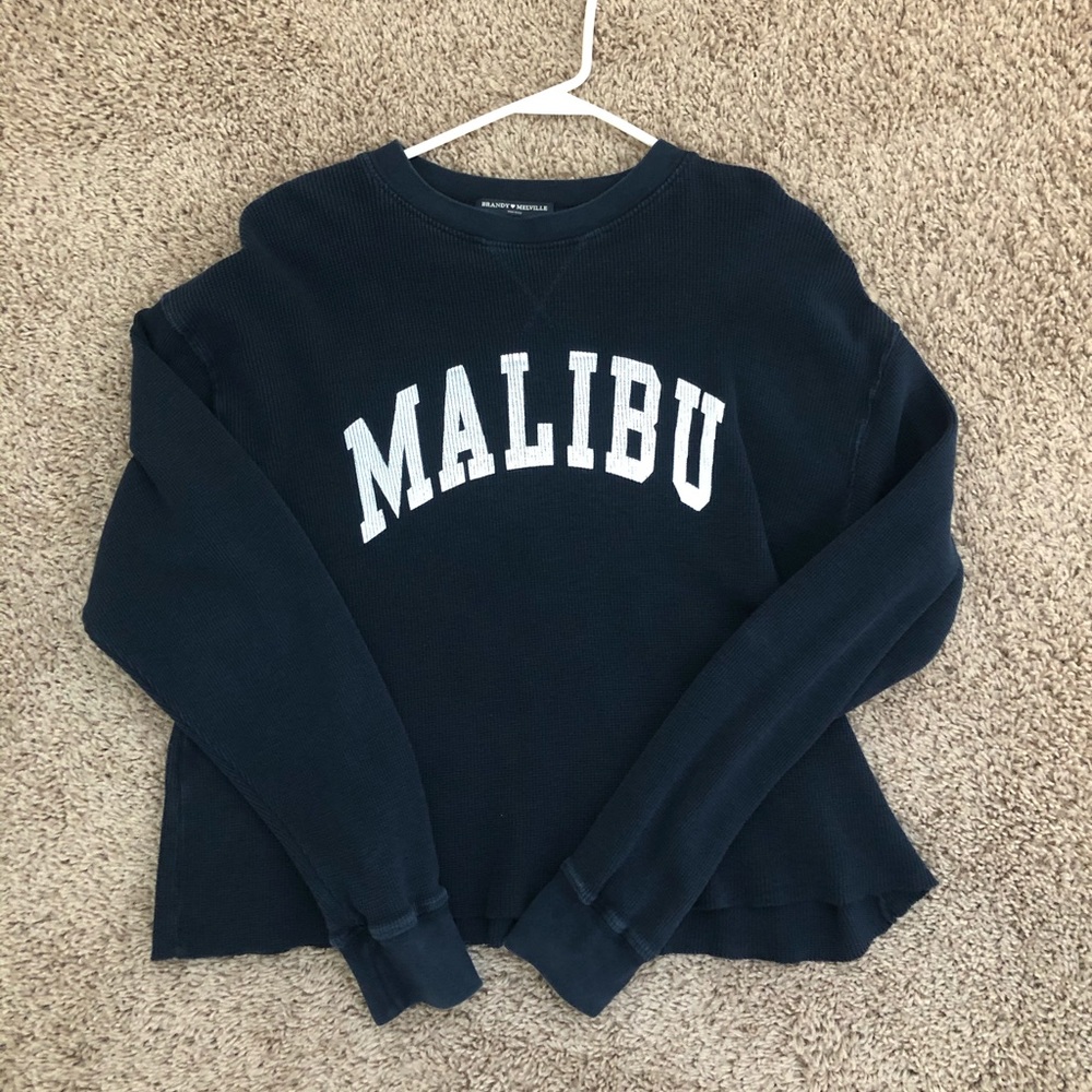Brandy Melville/John Galt Waffle knit Long sleeve